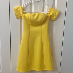 ASOS yellow dress